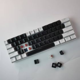 KL61 Single-Mode Mechanical Keyboard (Option: Black White Red Switch)