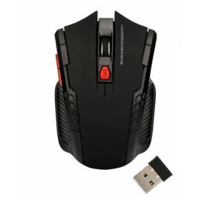 Macro Luminous Electric Home Cool color-Changing Wired Mouse (Option: Black)