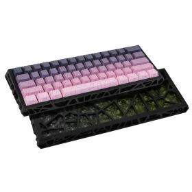 NJ61 Hollow Single-Mode Mechanical Keyboard (Option: Black)