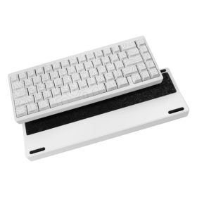 Aluminum Block 65-Key Tri-Mode Mechanical Keyboard (Option: Diamond White)