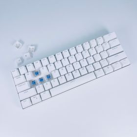 KL61 Single-Mode Mechanical Keyboard (Option: White Cherry MX Blue)